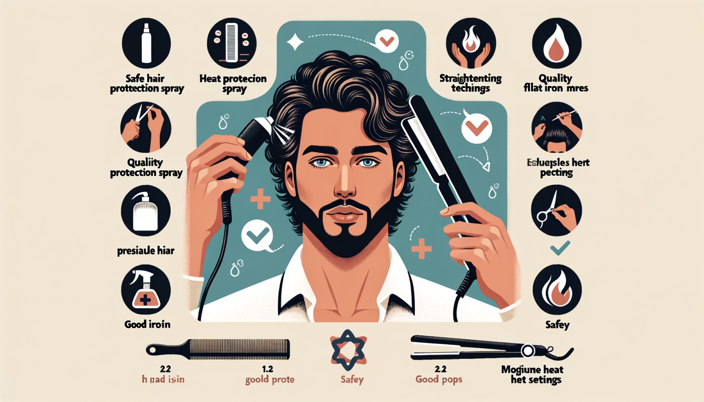 Dominando el Arte del Alisado Masculino: Técnicas Seguras para un Cabello Liso y Saludable