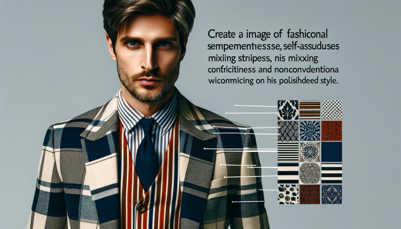 El Arte de Combinar Estampados en la Moda Masculina: Una Guía Definitiva