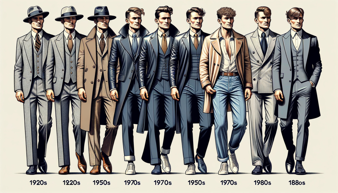 La Transformación del Estilo: La Evolución de la Moda Masculina en las Últimas Décadas