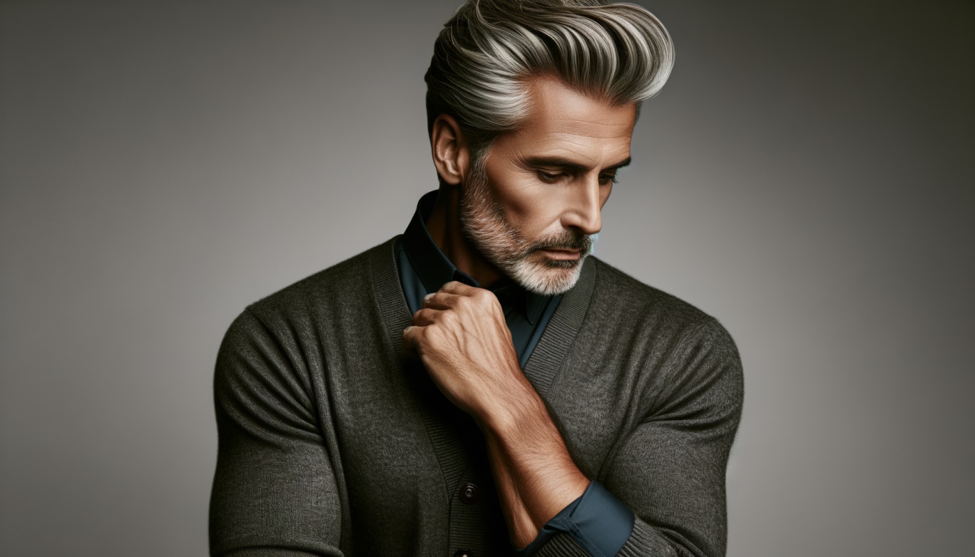 Manejo Elegante de las Canas Prematuras: Guía para el Hombre Moderno