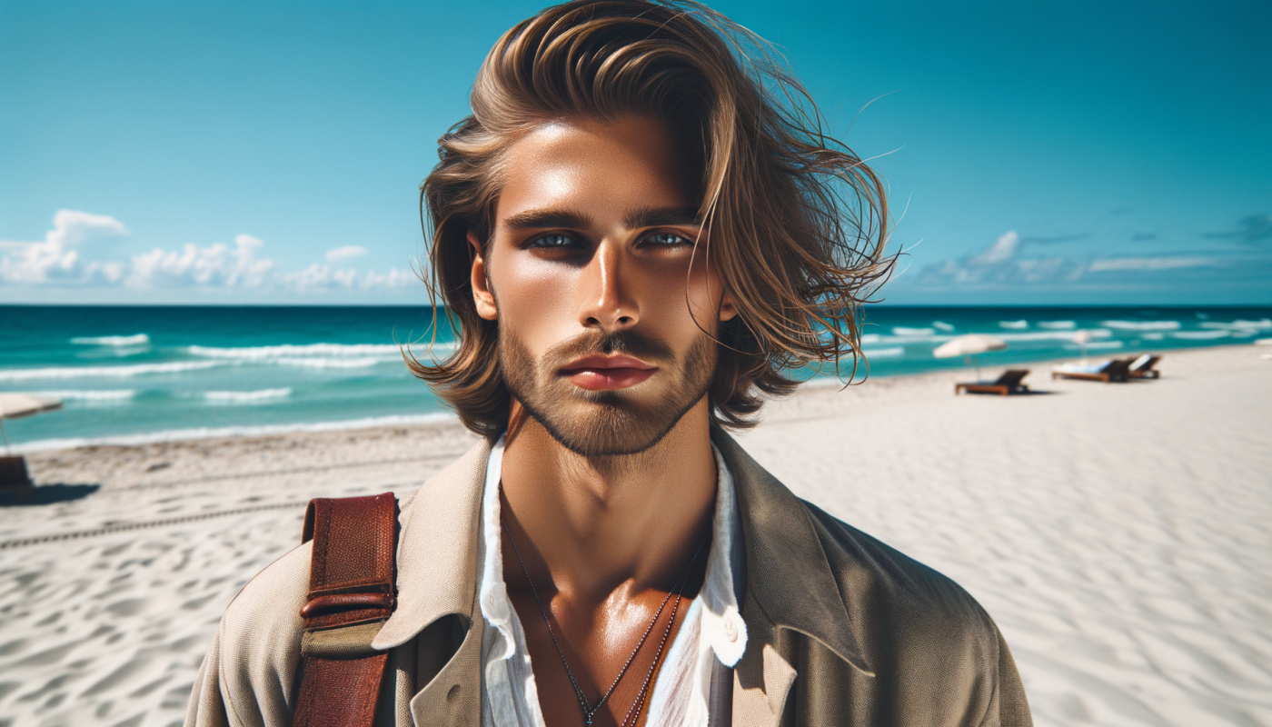 Protección y Estilo: Cuidado del Cabello Masculino en la Playa