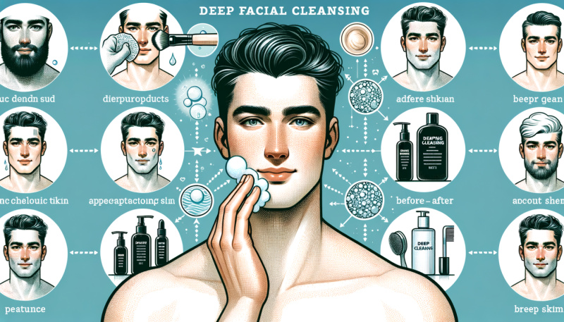 El Arte de la Limpieza Profunda Facial: Revelando el Poder del Cuidado Masculino